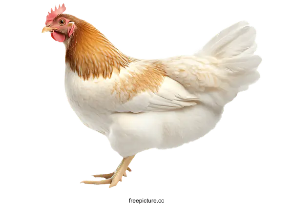 [Transparent Background PNG]Beautiful and Healthy Chicken Portrait