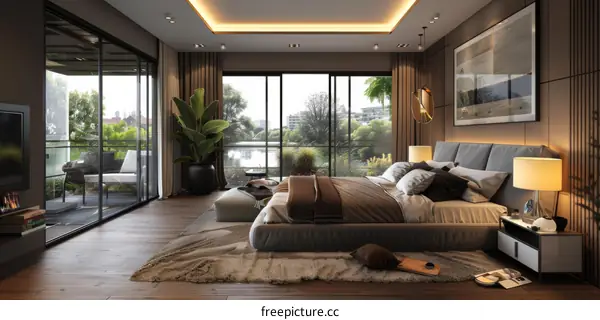 Modern Luxurious Bedroom Interior Design
