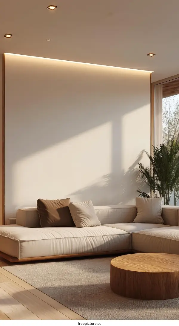 Modern Minimalist Living Room Interior Design