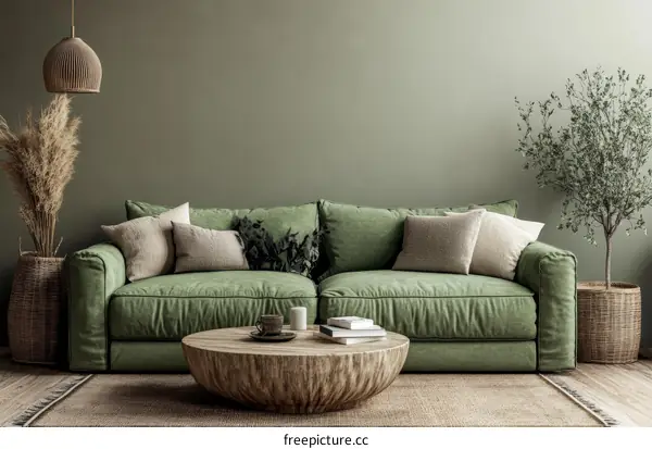 Modern Boho Living Room Interior Design