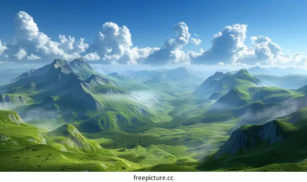 Majestic Mountain Ranges and Tranquil Rivers