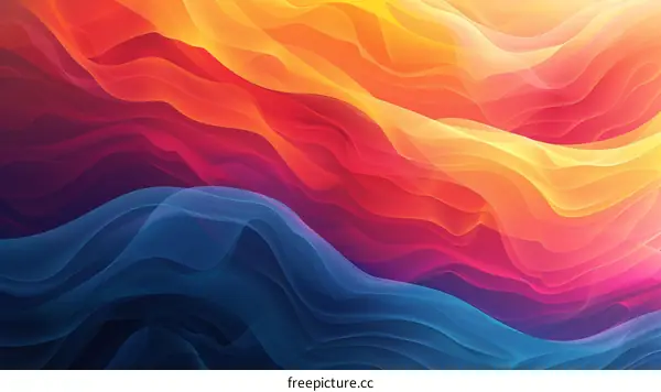 Wavy Liquid Multicolor Gradient