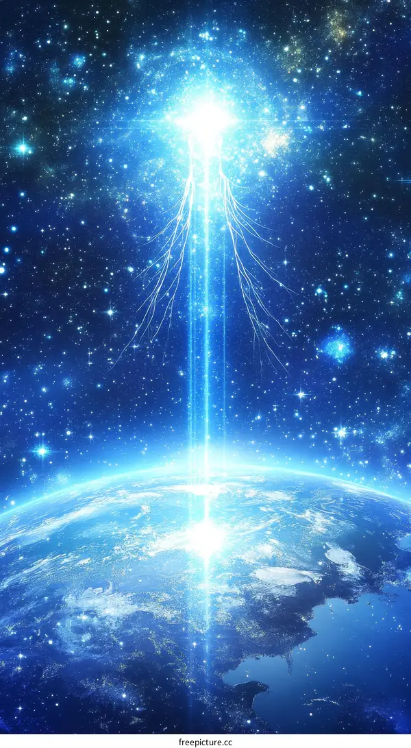 Cosmic Energy Radiating from Earth