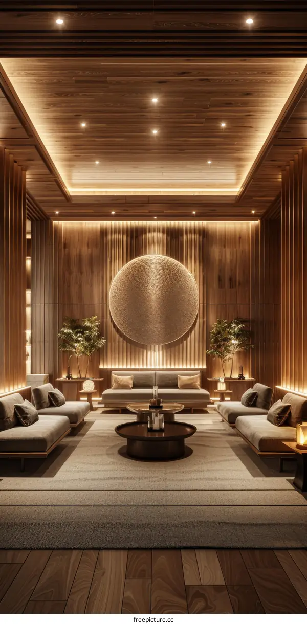 Cozy Japanese Living Room Interior Design