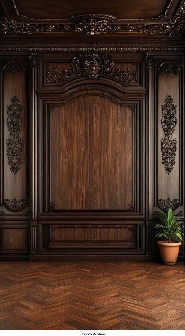 Classic Wooden Paneling Interior Design