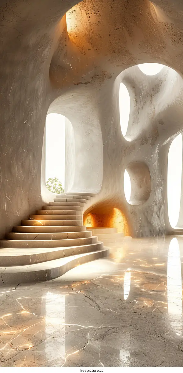 Abstract Modern Architectural Interior Design