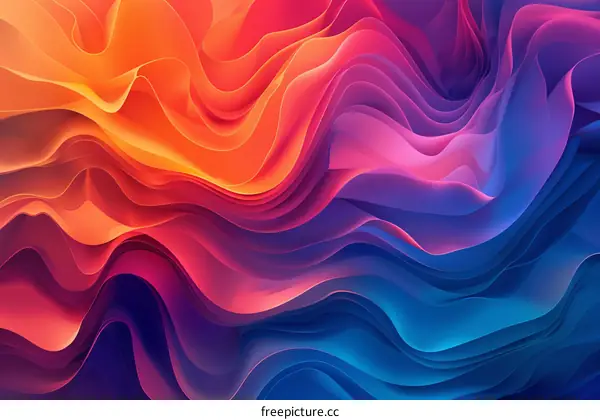 Visually Stunning Liquid Canvas: An Abstract Art of Flowing Hues