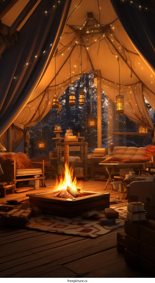 Cozy Winter Cabin Getaway