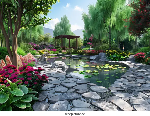 Modern Garden Landscape Design Renderings