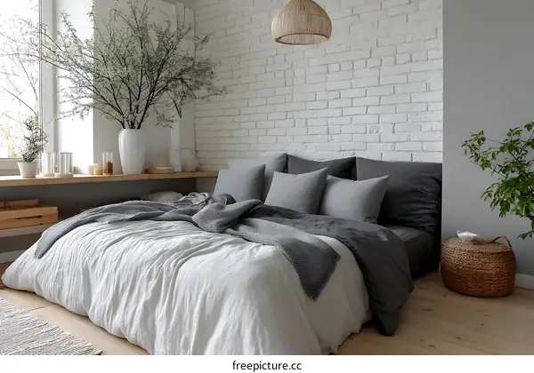 Modern Bedroom Interior Design with Natural Elements