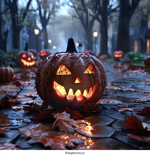 Halloween Pumpkin Jack-o-lantern