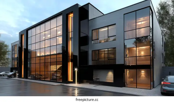 Modern Commercial Building Exterior Design