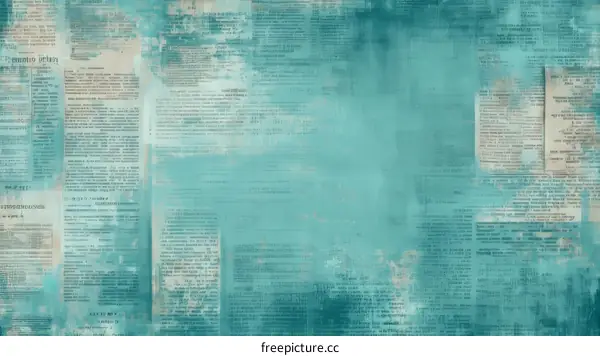 Vintage Newspaper Texture Background Design