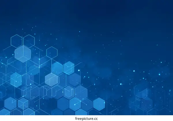 Abstract Geometric Hexagon Background Design