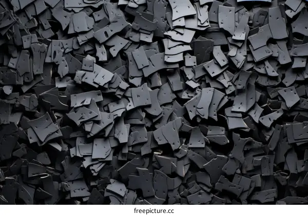 Black Rubber Flakes