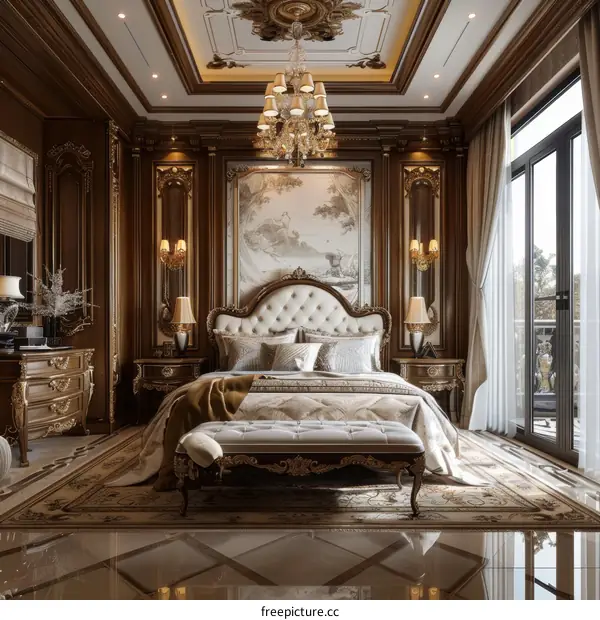 Luxury Bedroom Interior Design with Elegant Furniture