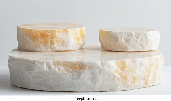 Natural Stone Display Stand Set