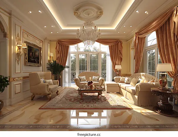 European-style living room