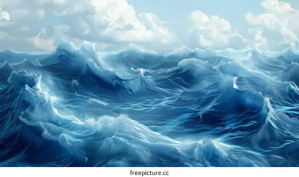 The Majestic Power of the Ocean's Embrace