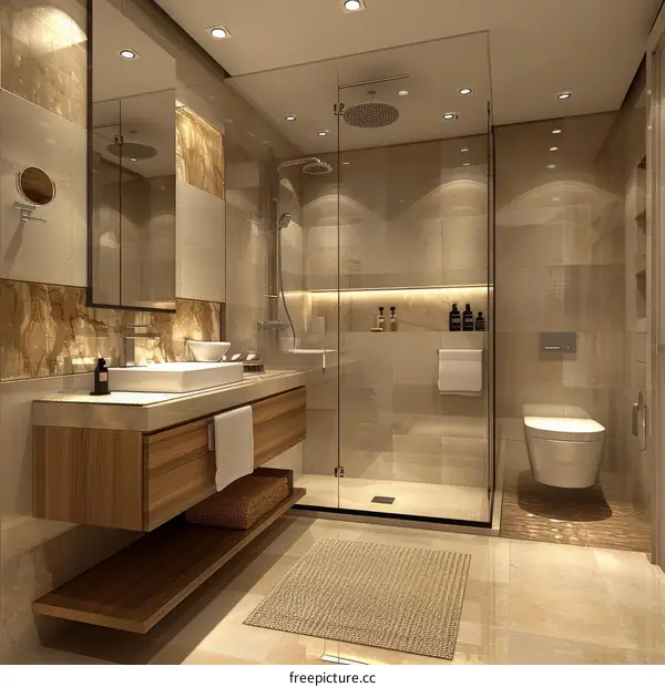 Modern Luxurious Bathroom Design
