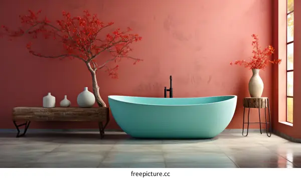 Bathroom With Minimalist Japanese Zen Style