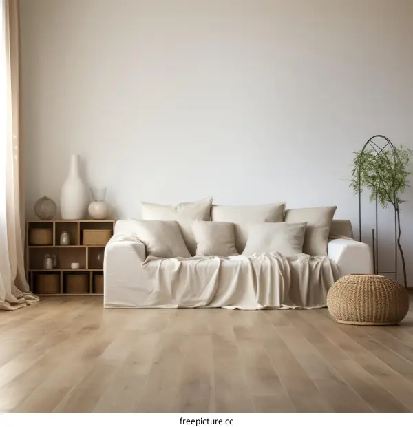 Bright and Airy Living Room With Neutral Colors