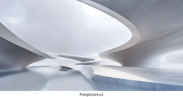 Abstract Modern Architectural Interior Design