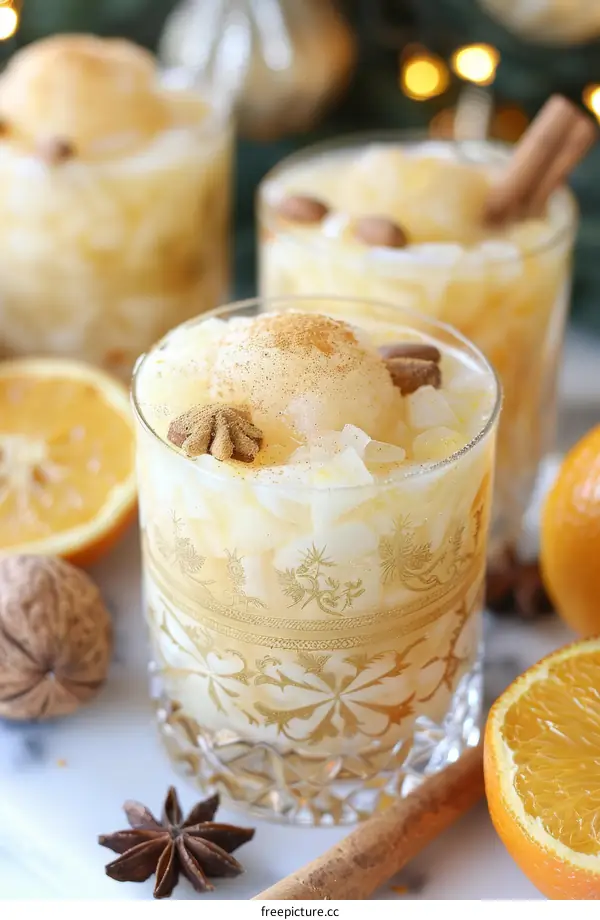 Sparkling Pear Orange Punch