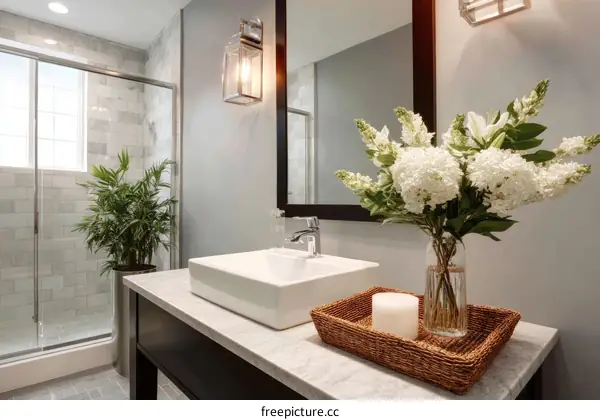Modern Bathroom with Elegant Decor