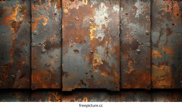Rusted metal texture background