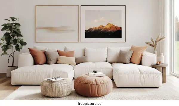 Modern Minimalist Living Room Interior Design