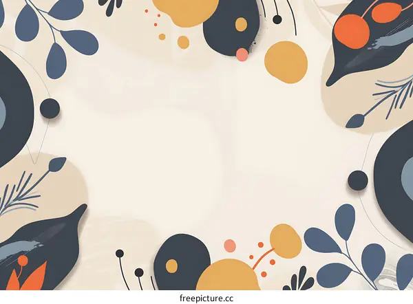 Abstract Floral Background Design