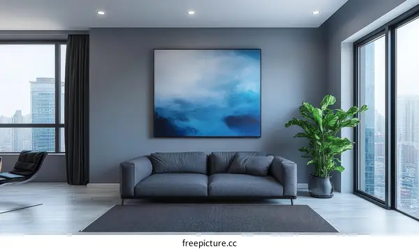 Modern Apartment Living Room Interior Design