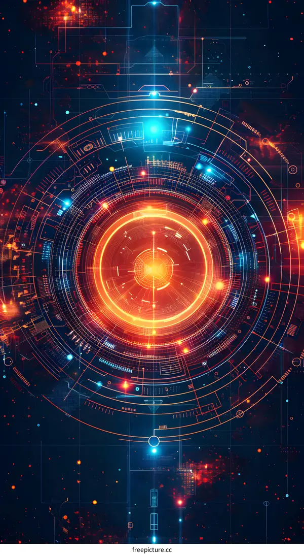 futuristic technology background