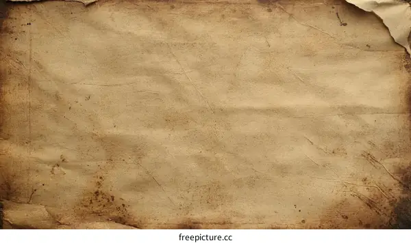 Vintage Aged Paper Texture Background Image