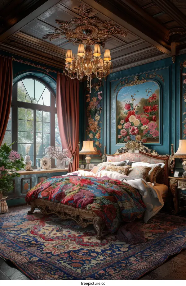 Victorian Style Bedroom Interior Design