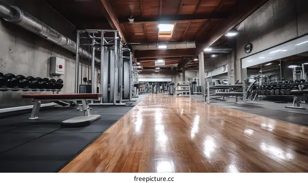 Modern Fitness Center Interior Design