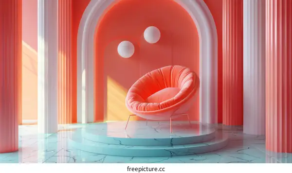 Modern Living Room with Stylish Furniture