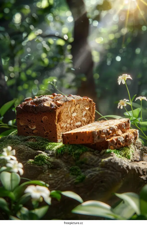 Loaf of bread in the woods