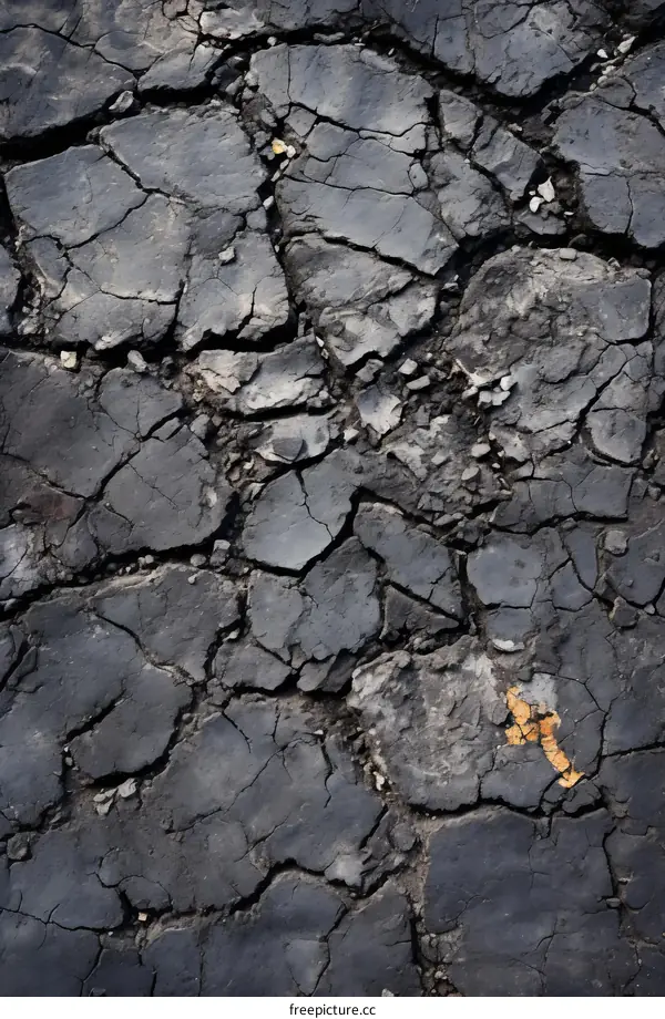 Cracked asphalt texture background