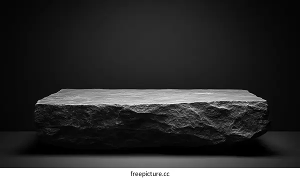 Dark Stone Product Display Stand