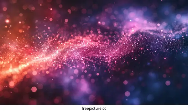 Colorful lights with a dark background