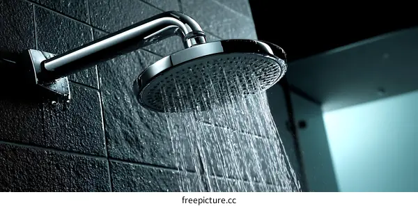 Modern Shower Head with Water Spray