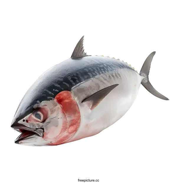 [Transparent Background PNG]A large tuna fish isolated on white background