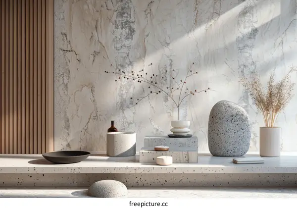 Modern Minimalist Interior Design Illustration