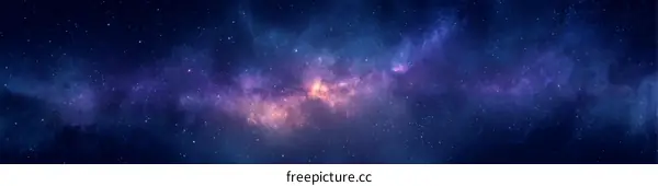 Abstract Cosmic Nebulae Galaxy Background