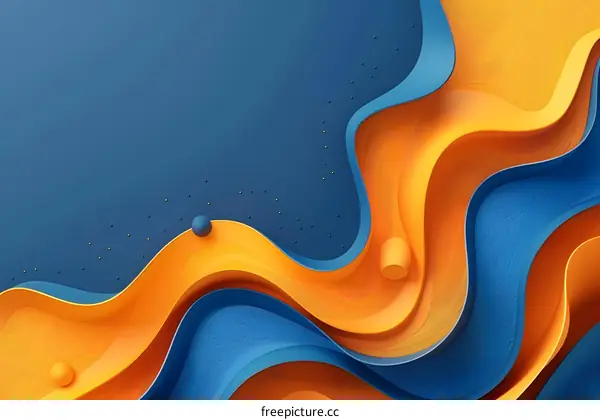 Abstract background with flowing shapes