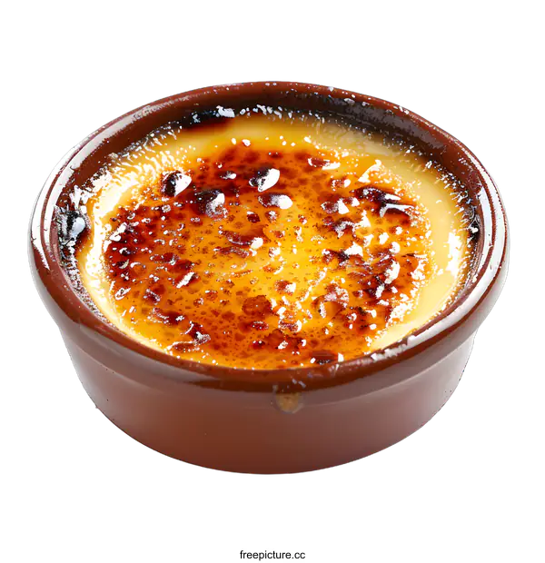 [Transparent Background PNG]Delicious Creme Brulee
