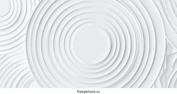 Abstract White Circular Design Pattern
