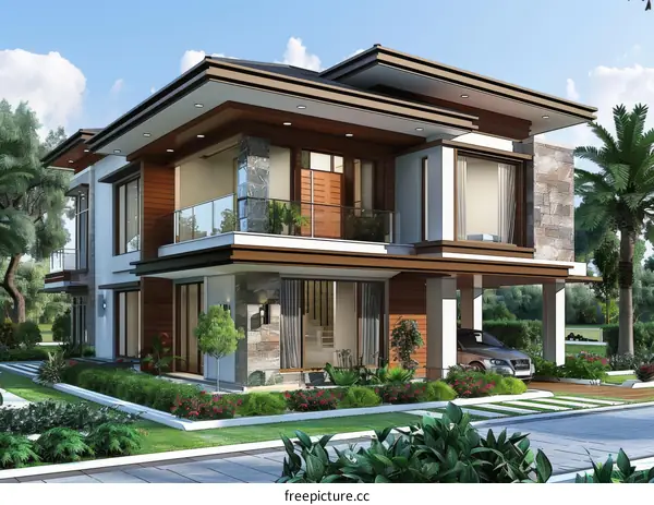 Modern style villa